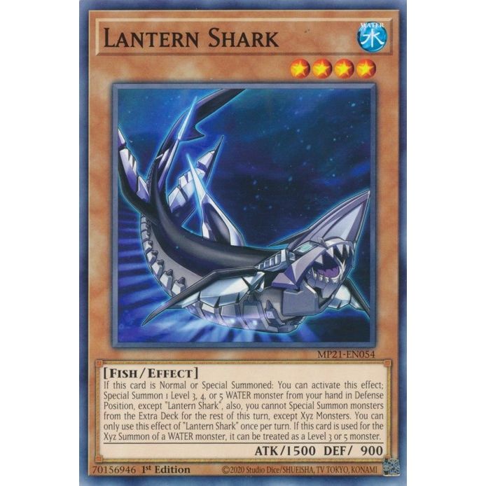 Image for Lantern Shark (MP21-EN054) (MP21) - YuGiOh