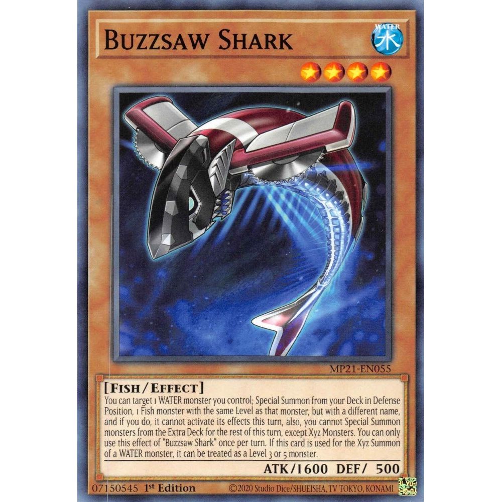 Image for Buzzsaw Shark (MP21-EN055) (MP21) - YuGiOh