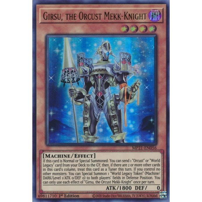 Image for Girsu, the Orcust Mekk-Knight (MP21-EN056) (MP21) - YuGiOh