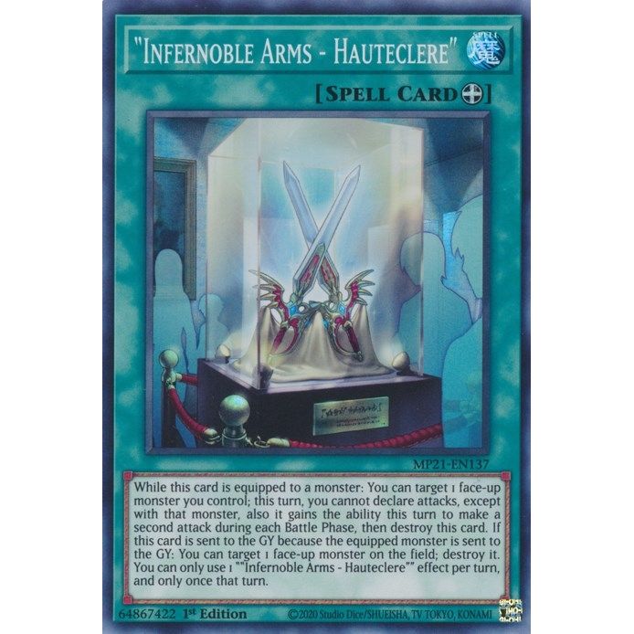 Image for "Infernoble Arms - Hauteclere" (MP21-EN137) (MP21) - YuGiOh