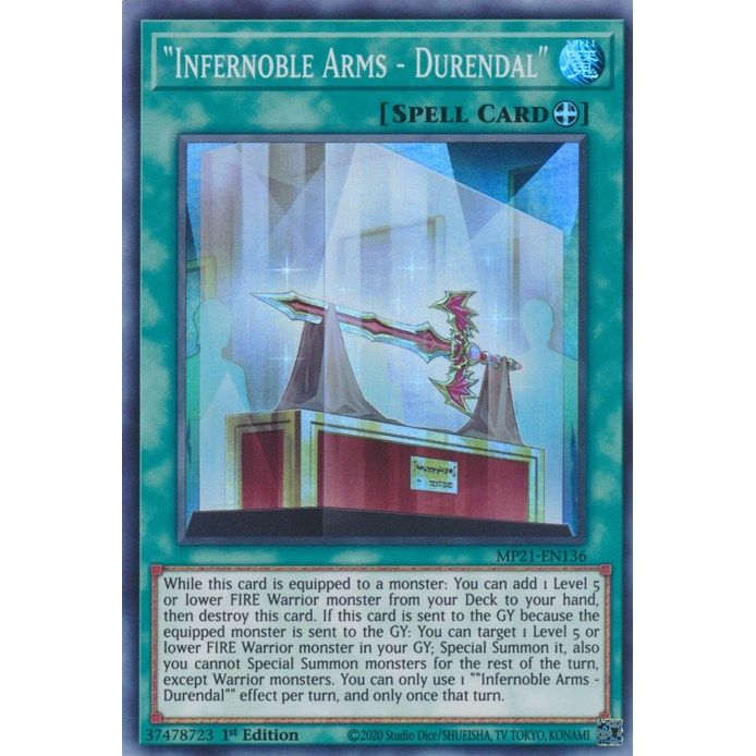 Image for "Infernoble Arms - Durendal" (MP21-EN136) (MP21) - YuGiOh