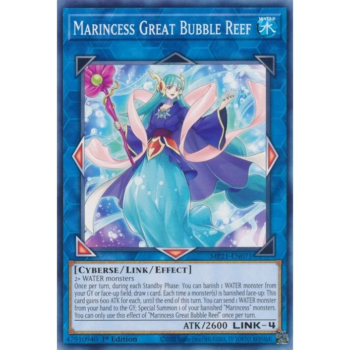 Image for Marincess Great Bubble Reef (MP21-EN071) (MP21) - YuGiOh
