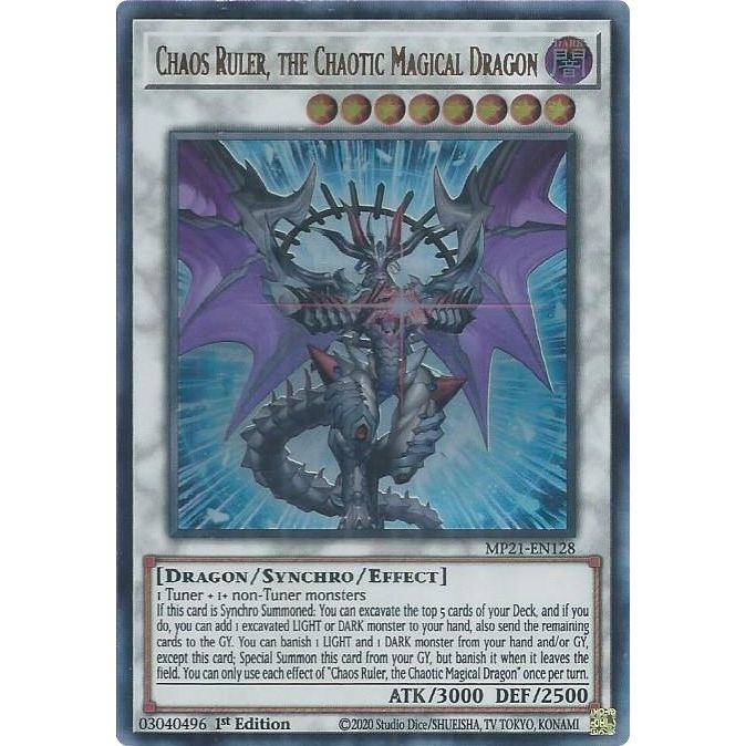 Image for Chaos Ruler, the Chaotic Magical Dragon (MP21-EN128) (MP21) - YuGiOh