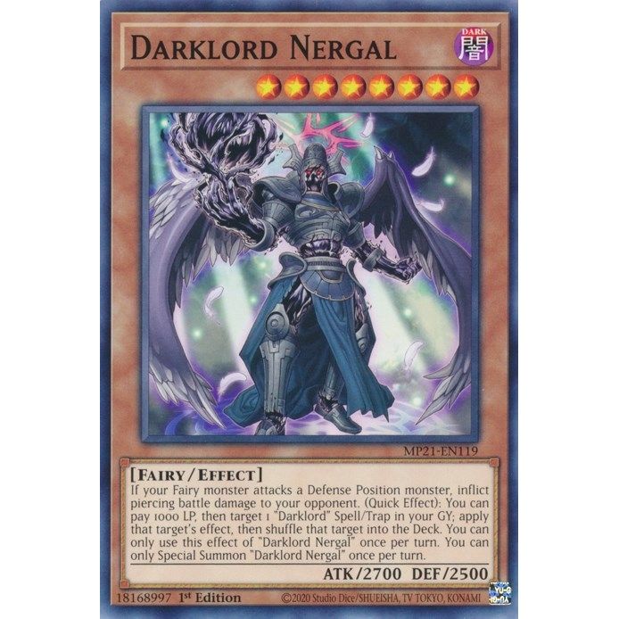 Image for Darklord Nergal (MP21-EN119) (MP21) - YuGiOh
