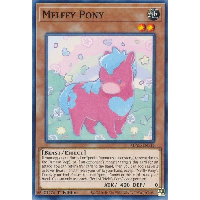 Image for Melffy Pony (MP21-EN116) (MP21) - YuGiOh