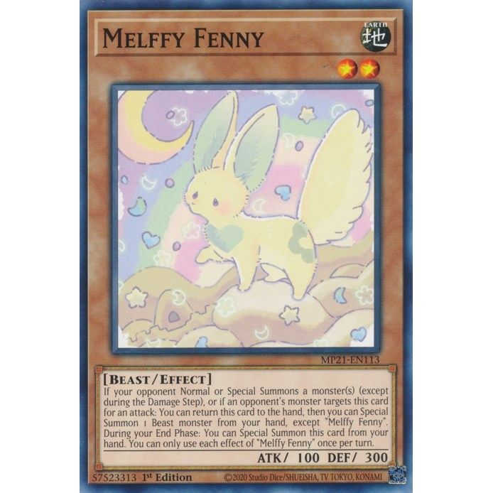 Image for Melffy Fenny (MP21-EN113) (MP21) - YuGiOh
