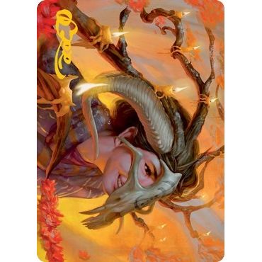 Image for Hedgewitch's Mask Art Card (Gold-Stamped Signature) (17) (ASMID) - Magic: The Gathering
