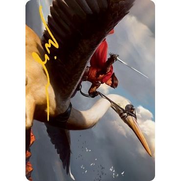 Image for Rem Karolus, Stalwart Slayer Art Card (Gold-Stamped Signature) (67) (ASMID) - Magic: The Gathering