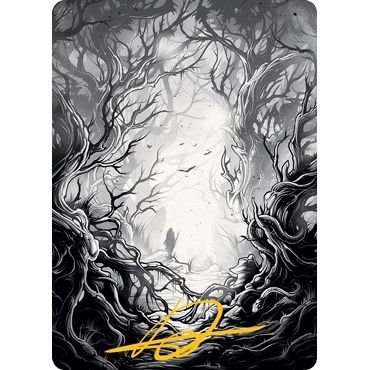 Image for Forest Art Card (81/81) (Gold-Stamped Signature) (81) (ASMID) - Magic: The Gathering