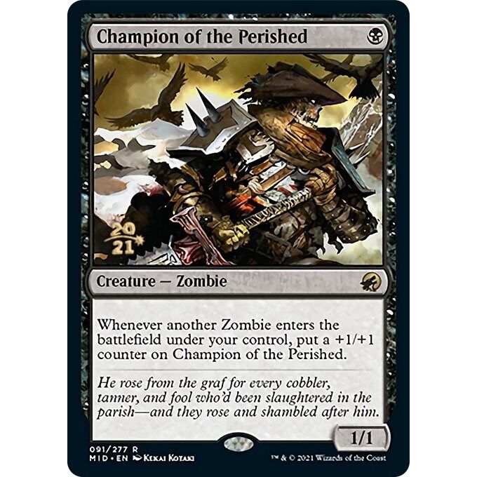 Image for Champion of the Perished (91) (PRE) - Magic: The Gathering