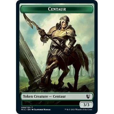 Image for Centaur // Wolf Double-Sided Token (8 // 13) (MIC) - Magic: The Gathering