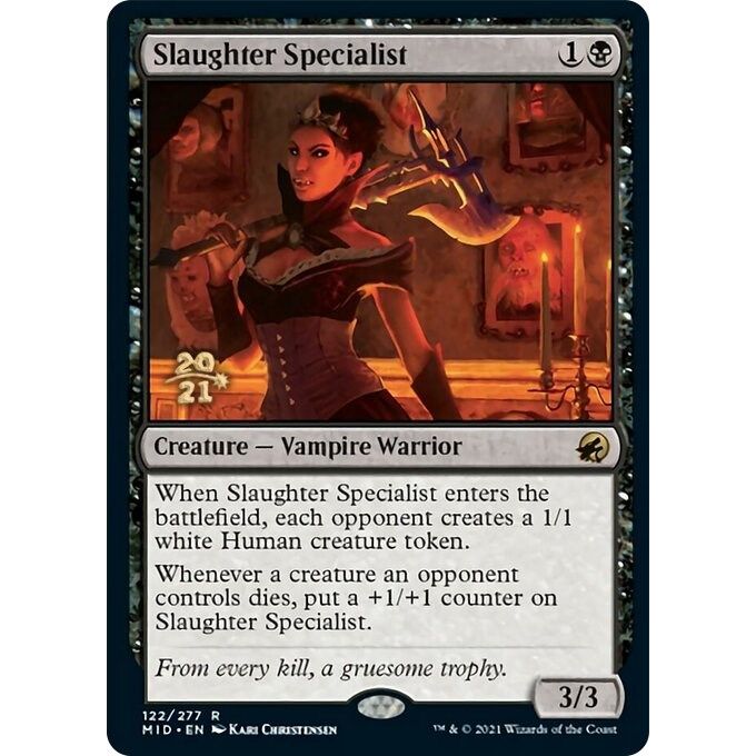 Image for Slaughter Specialist (122) (PRE) - Magic: The Gathering