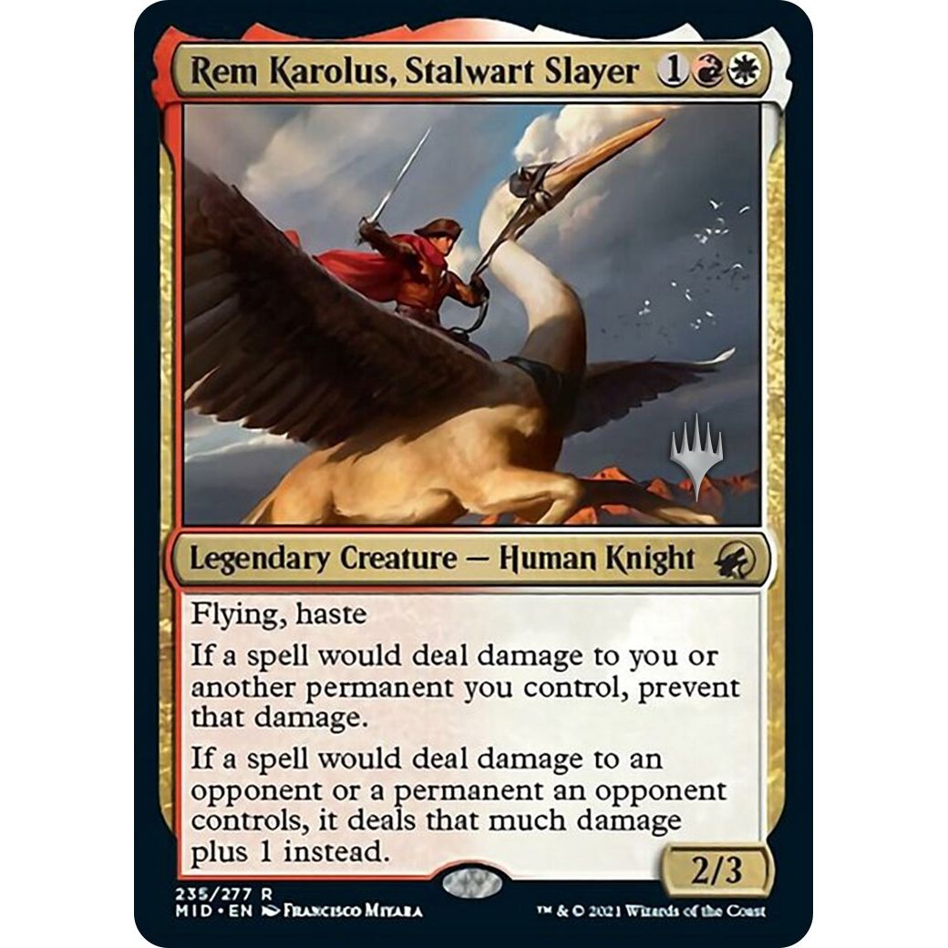 Image for Rem Karolus, Stalwart Slayer (235) (PPMID) - Magic: The Gathering