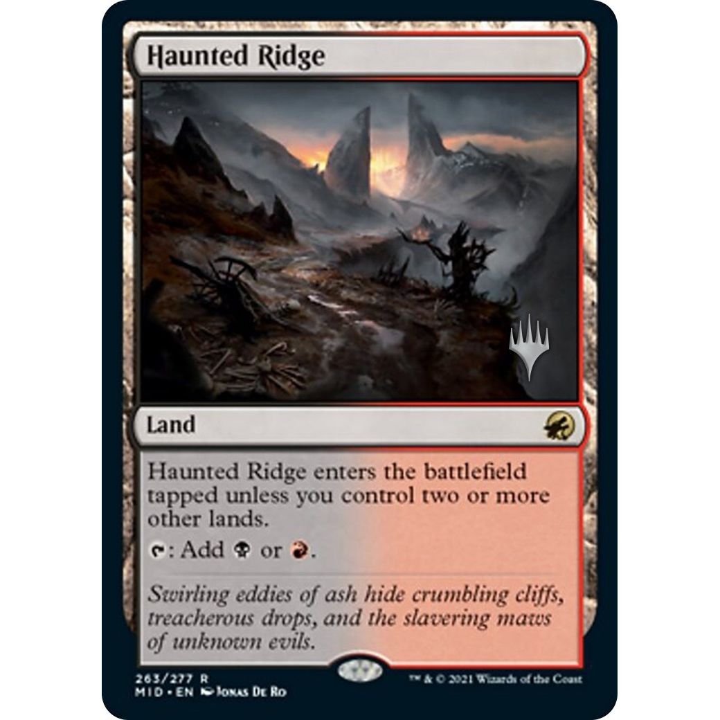 Image for Haunted Ridge (263) (PPMID) - Magic: The Gathering