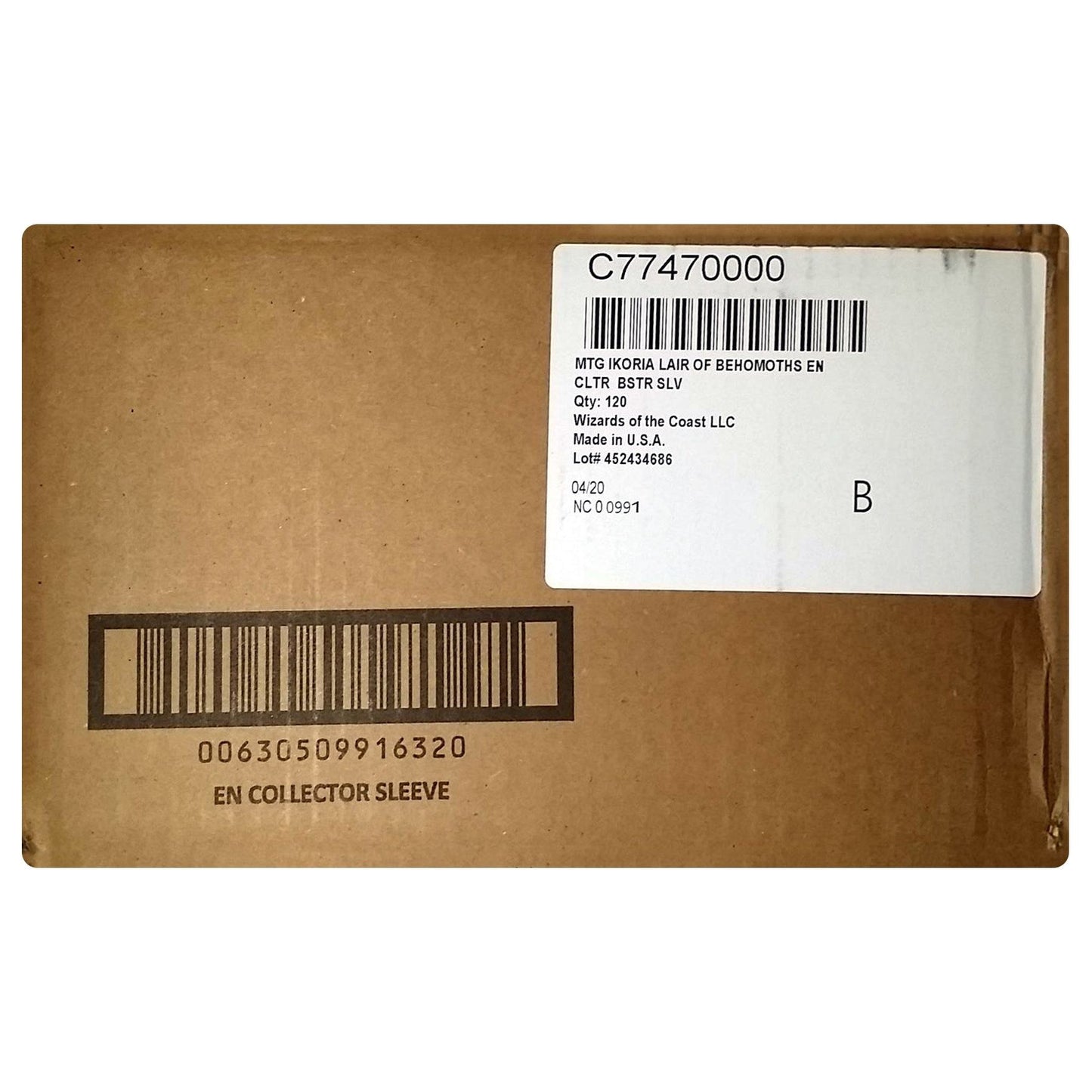 Image for Ikoria: Lair of Behemoths - Collector Booster Hanger Pack Case - Magic: The Gathering
