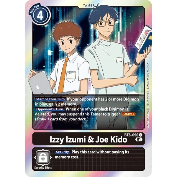Image for Izzy Izumi & Joe Kido (BT6-090 R) (BT06) - Digimon Card Game