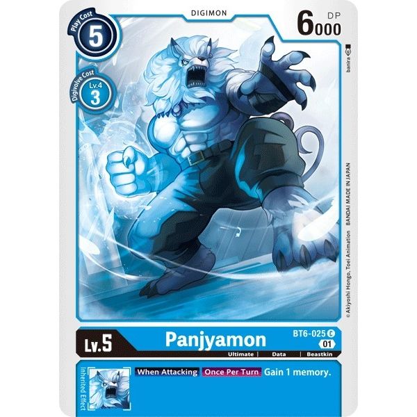 Image for Panjyamon (BT6-025 C) (BT06) - Digimon Card Game