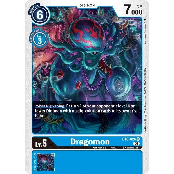 Image for Dragomon (BT6-026 C) (BT06) - Digimon Card Game