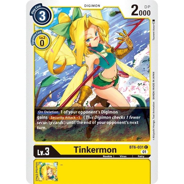 Image for Tinkermon (BT6-031 C) (BT06) - Digimon Card Game