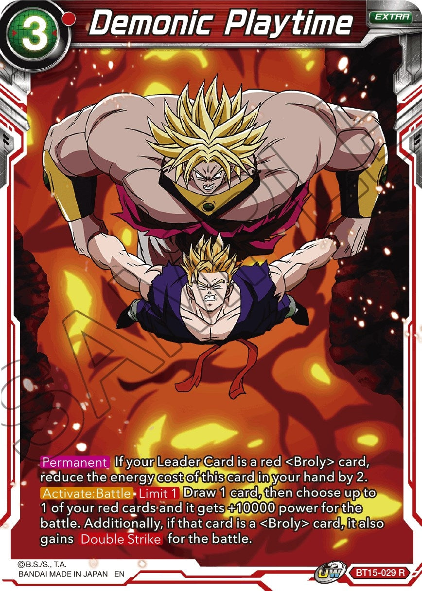 Image for Demonic Playtime (BT15-029) (DBS-B15) - Dragon Ball Super: Masters