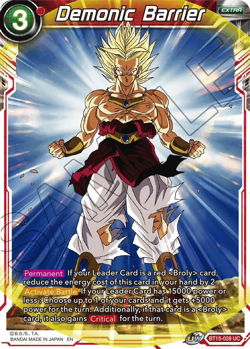 Image for Demonic Barrier (BT15-028) (DBS-B15) - Dragon Ball Super: Masters