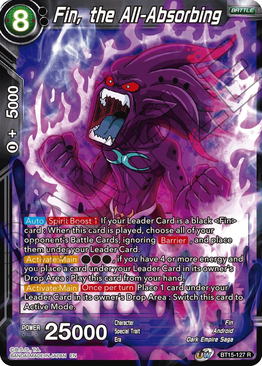 Image for Fin, the All-Absorbing (BT15-127) (DBS-B15) - Dragon Ball Super: Masters