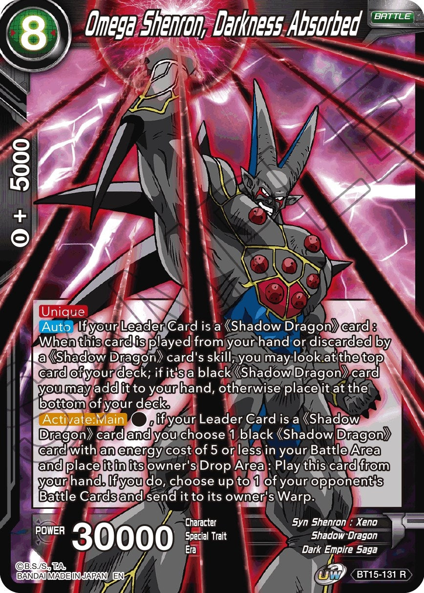 Image for Omega Shenron, Darkness Absorbed (BT15-131) (DBS-B15) - Dragon Ball Super: Masters