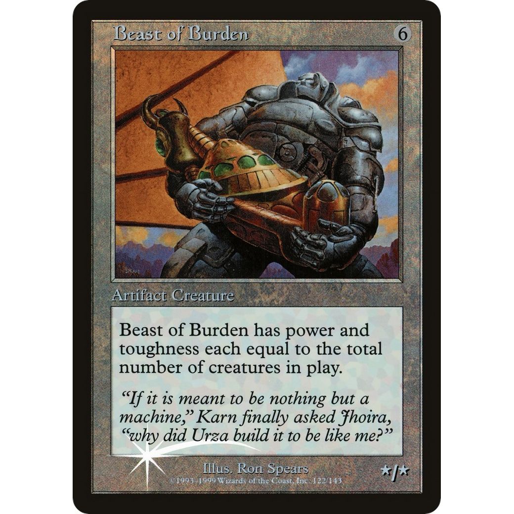 Image for Beast of Burden (No Date) (5) (PRE) - Magic: The Gathering