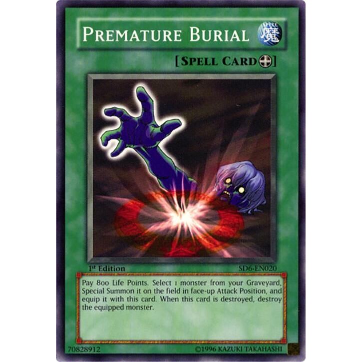 Image for Premature Burial (SD6-EN020) (SD6) - YuGiOh