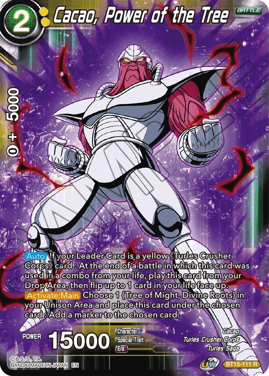 Image for Cacao, Power of the Tree (BT15-111) (DBS-B15) - Dragon Ball Super: Masters