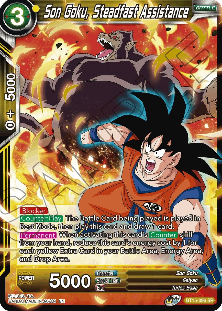 Image for Son Goku, Steadfast Assistance (BT15-096) (DBS-B15) - Dragon Ball Super: Masters