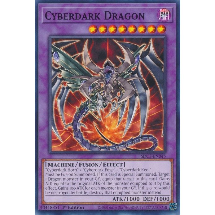 Image for Cyberdark Dragon (SDCS-EN045) (SDCS) - YuGiOh