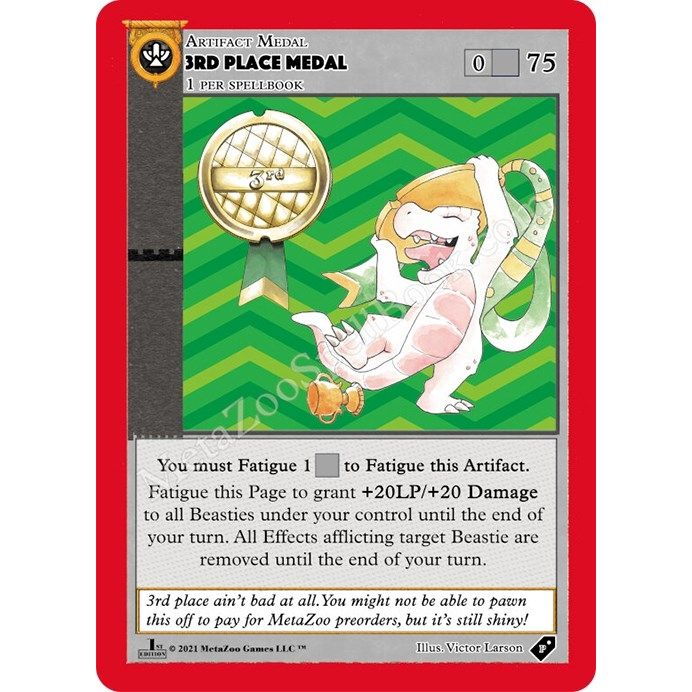 Image for 3RD Place Medal (MEDALS) - MetaZoo