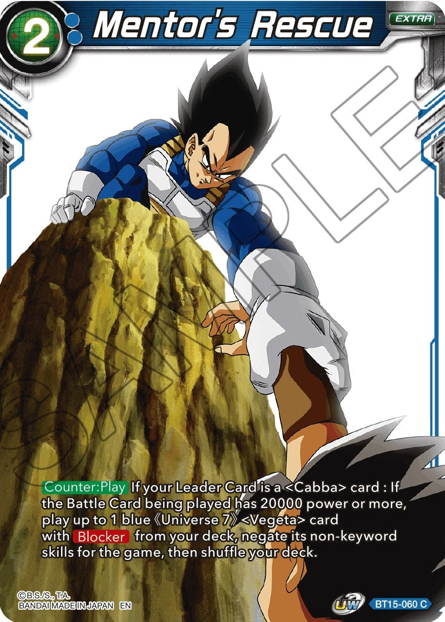 Image for Mentor's Rescue (BT15-060) (DBS-B15) - Dragon Ball Super: Masters