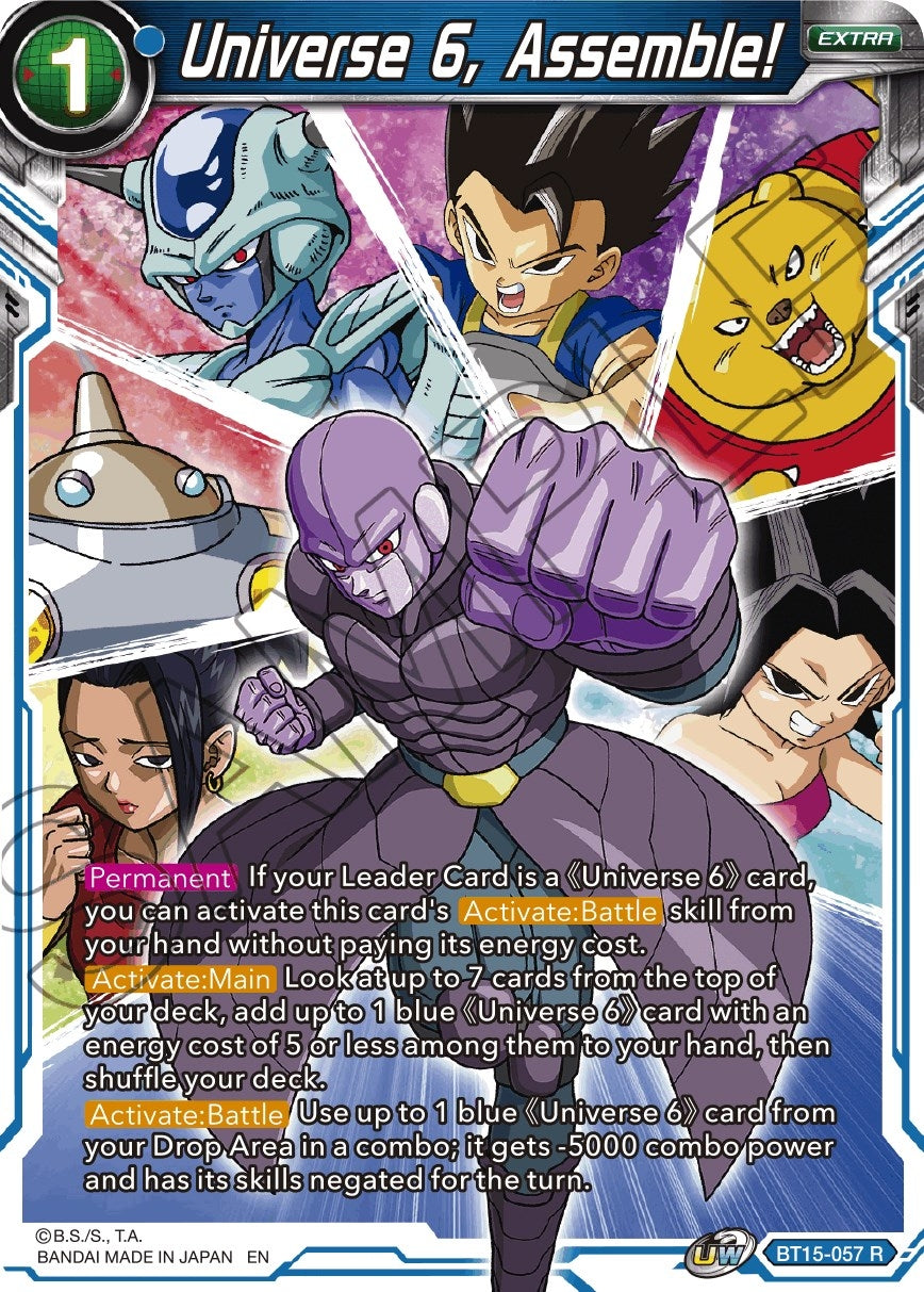 Image for Universe 6, Assemble! (BT15-057) (DBS-B15) - Dragon Ball Super: Masters