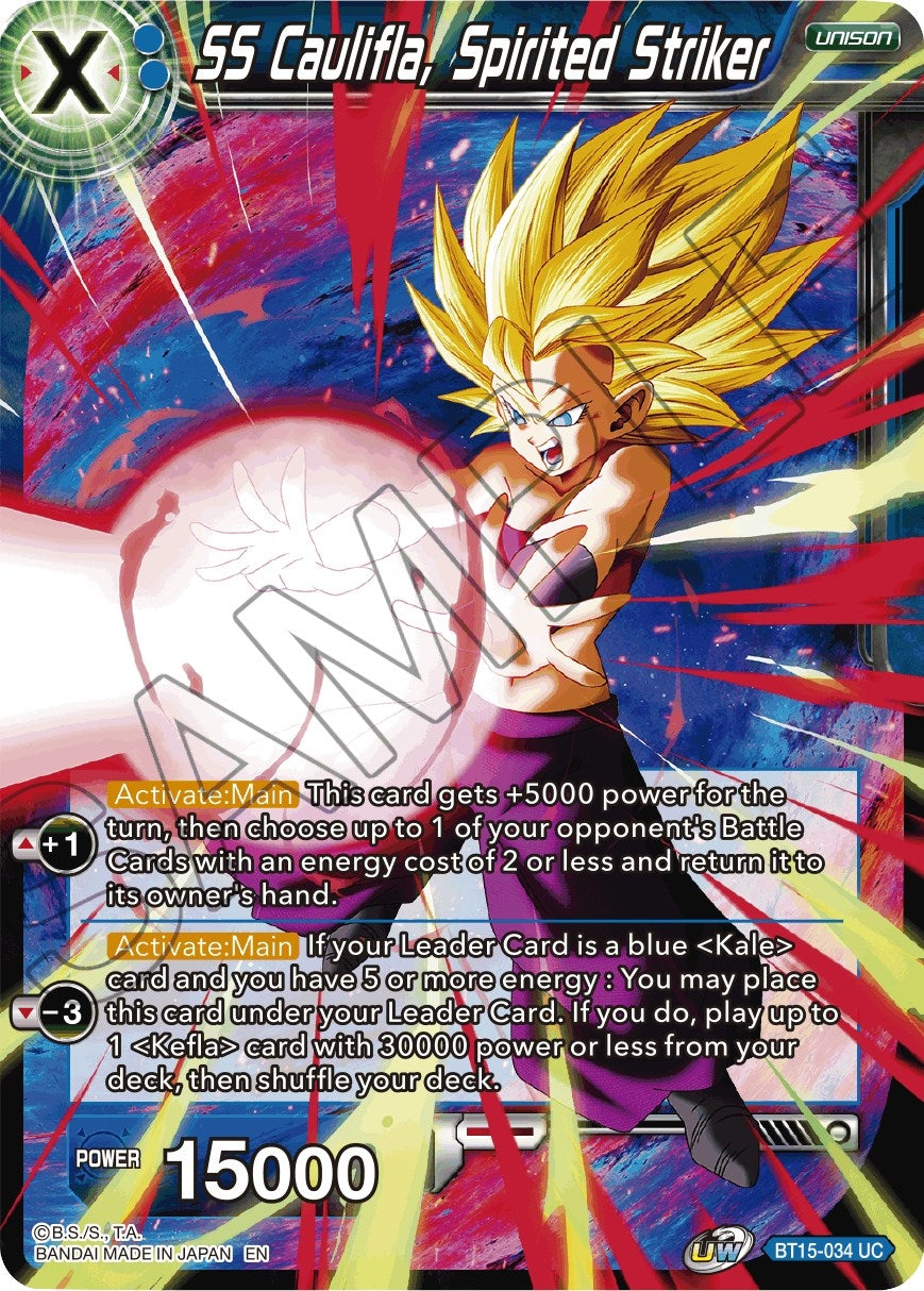 Image for SS Caulifla, Spirited Striker (BT15-034) (DBS-B15) - Dragon Ball Super: Masters