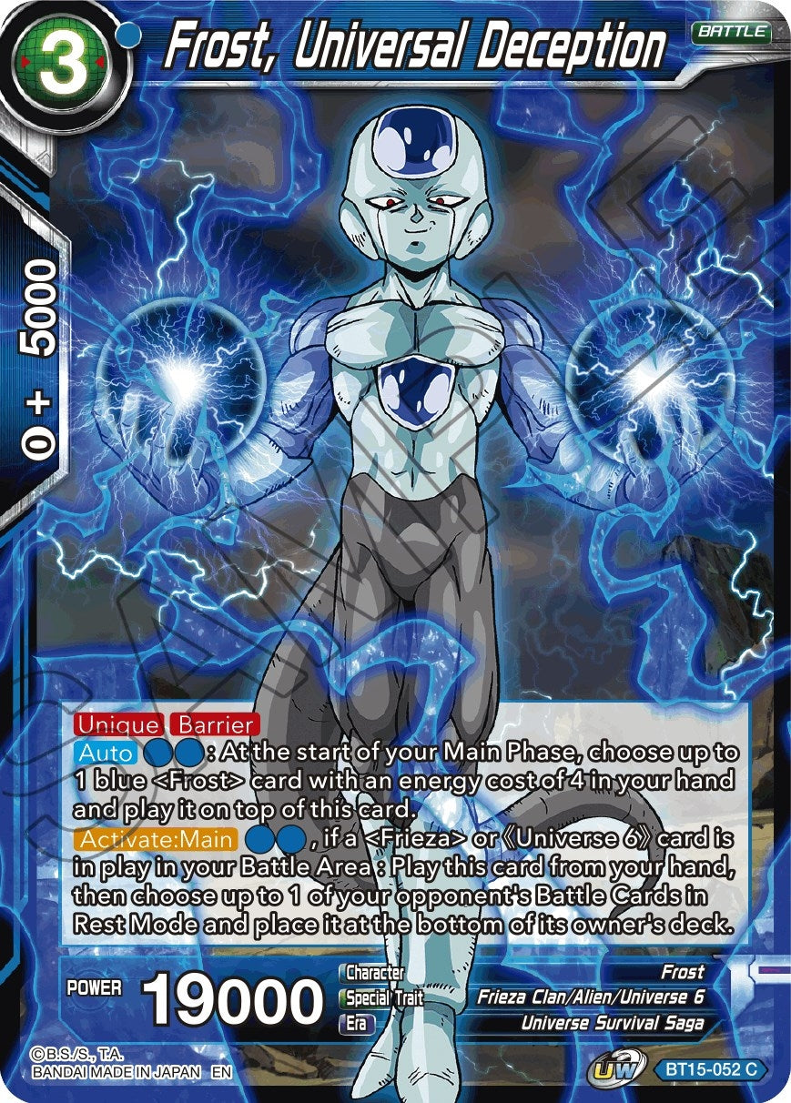 Image for Frost, Universal Deception (BT15-052) (DBS-B15) - Dragon Ball Super: Masters