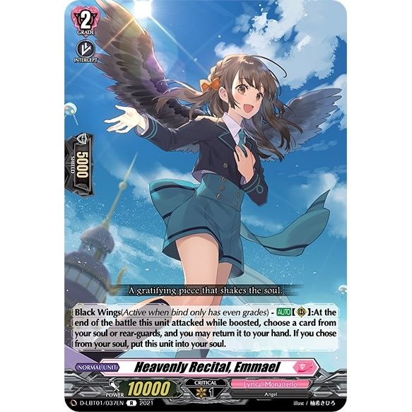 Image for Heavenly Recital, Emmael (D-LBT01/037EN) (D-LBT01) - Cardfight Vanguard