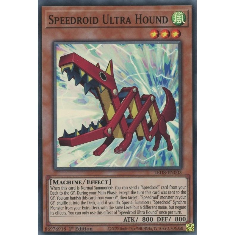 Image for Speedroid Ultra Hound (LED8-EN003) (LED8) - YuGiOh