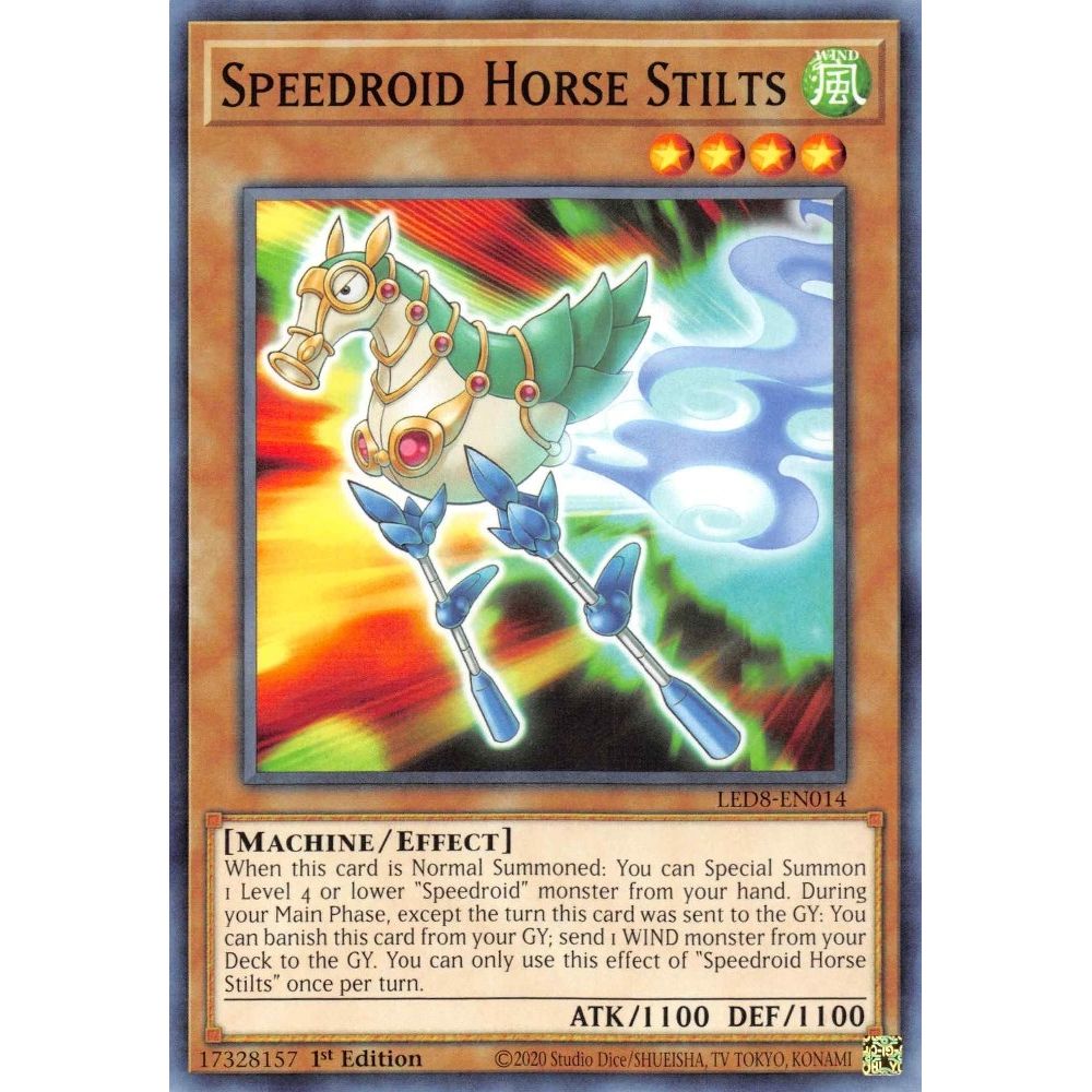 Image for Speedroid Horse Stilts (LED8-EN014) (LED8) - YuGiOh