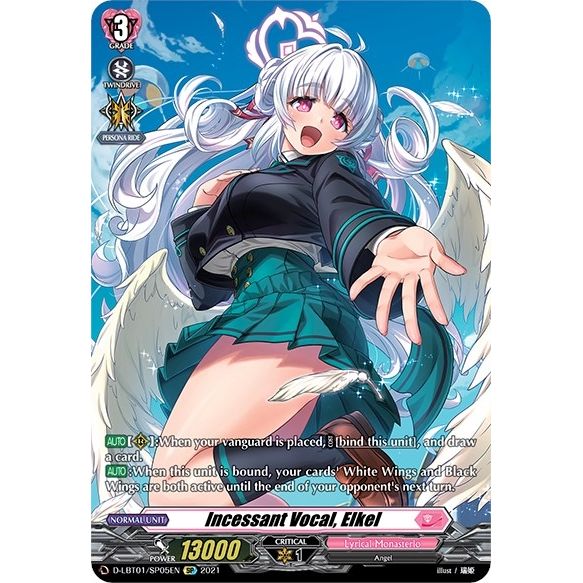 Image for Incessant Vocal, Elkel (SP) (D-LBT01/SP05EN) (D-LBT01) - Cardfight Vanguard