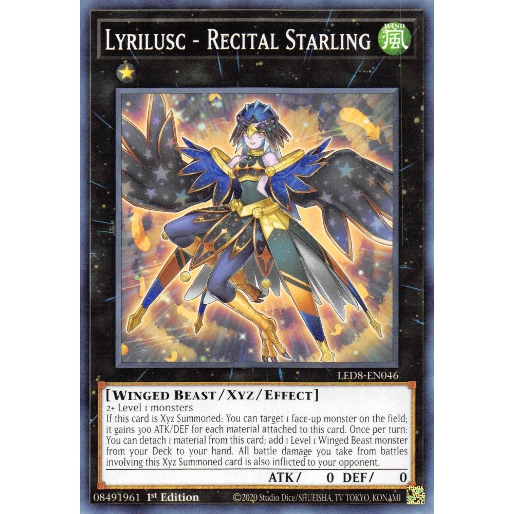 Image for Lyrilusc - Recital Starling (LED8-EN046) (LED8) - YuGiOh