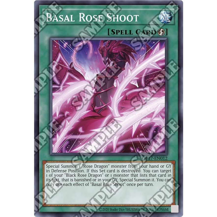 Image for Basal Rose Shoot (OP17-EN012) (OP17) - YuGiOh