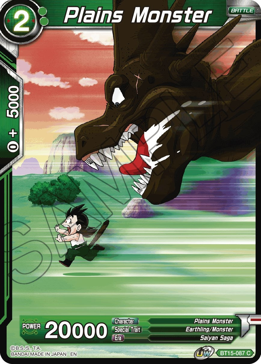 Image for Plains Monster (BT15-087) (DBS-B15) - Dragon Ball Super: Masters