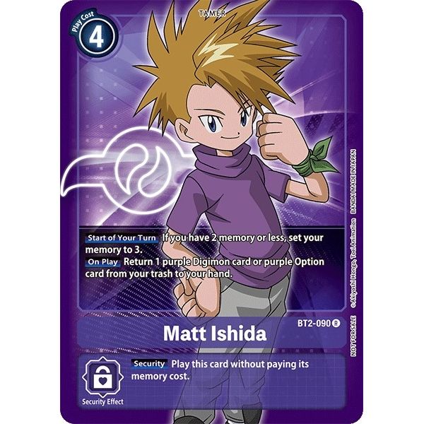 Image for Matt Ishida - BT2-090 (Official Tournament Pack Vol.3) (BT2-090 R) (BT01-03A) - Digimon Card Game