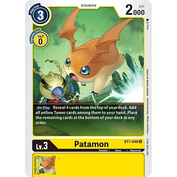 Image for Patamon (Official Tournament Pack Vol.3) (BT1-048 R) (BT01-03A) - Digimon Card Game