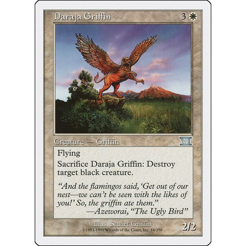 Image for Daraja Griffin (14) (6ED) - Magic: The Gathering
