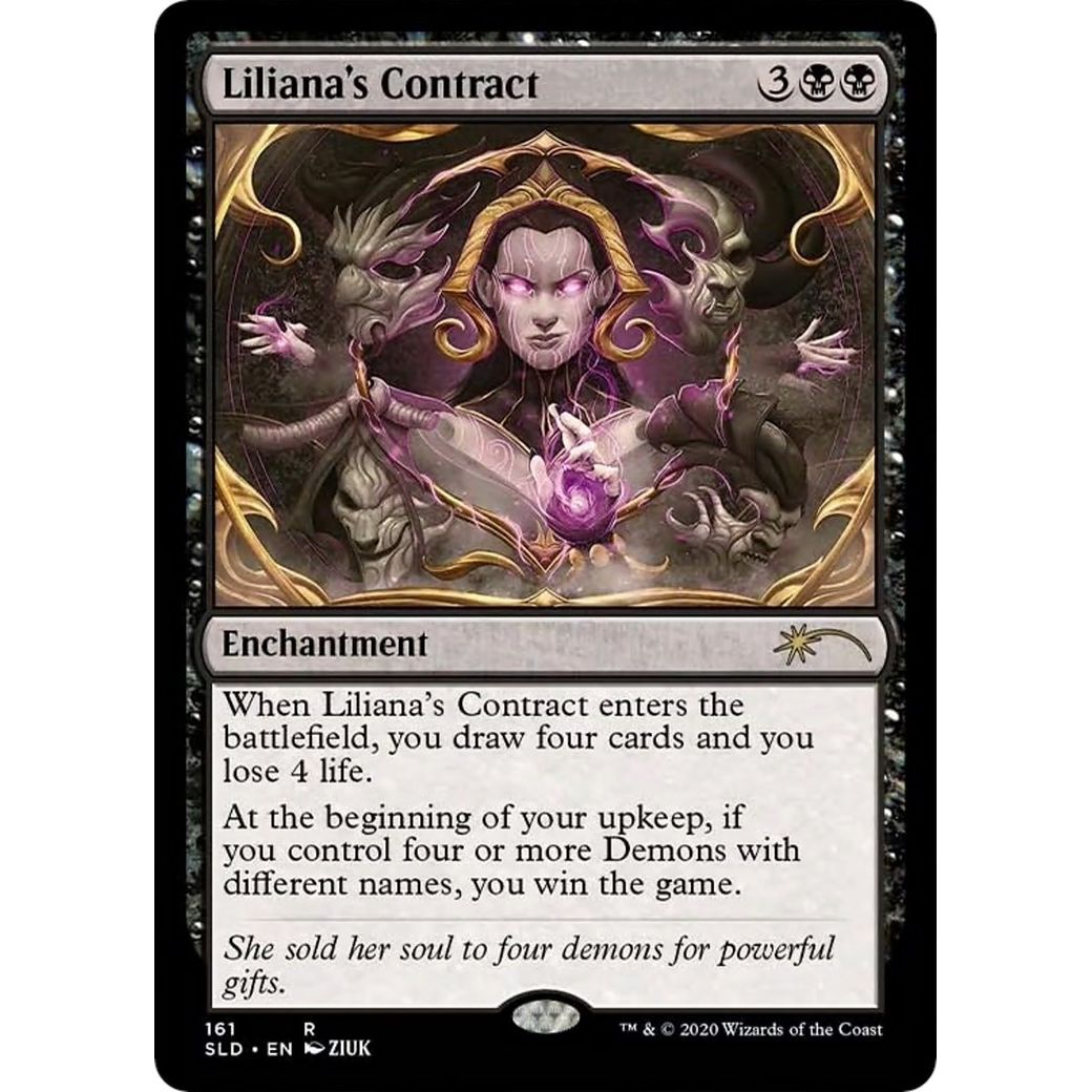 Image for Liliana's Contract (161) (161) (SLD) - Magic: The Gathering