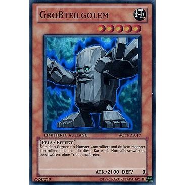 Image for Big Piece Golem (German) - "Grossteilgolem" (AC11-DE017) (AC11) - YuGiOh