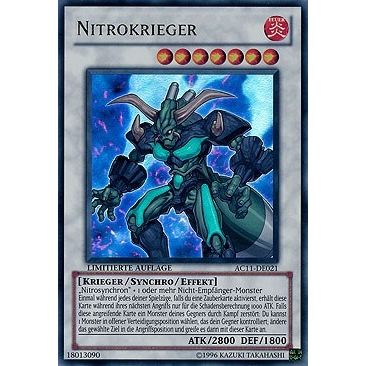 Image for Nitro Warrior (German) - "Nitrokrieger" (AC11-DE021) (AC11) - YuGiOh